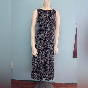 HALOGEN Bateau Neck, Sleeveless Dress, Size M